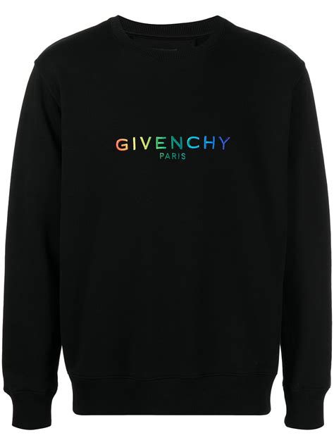 givenchy contrast-sleeve crew neck sweater|Givenchy sweatshirt fleece.